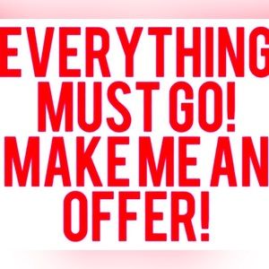 Feel free to submit an offer!! ❤️ all items are looking for a loving home! 🏡